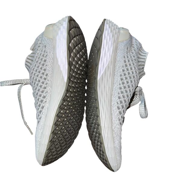 NOBULL Allday Knit Diamond Knit Runner Foam Light cool grey sneaker Size 7.5 - Picture 6 of 11